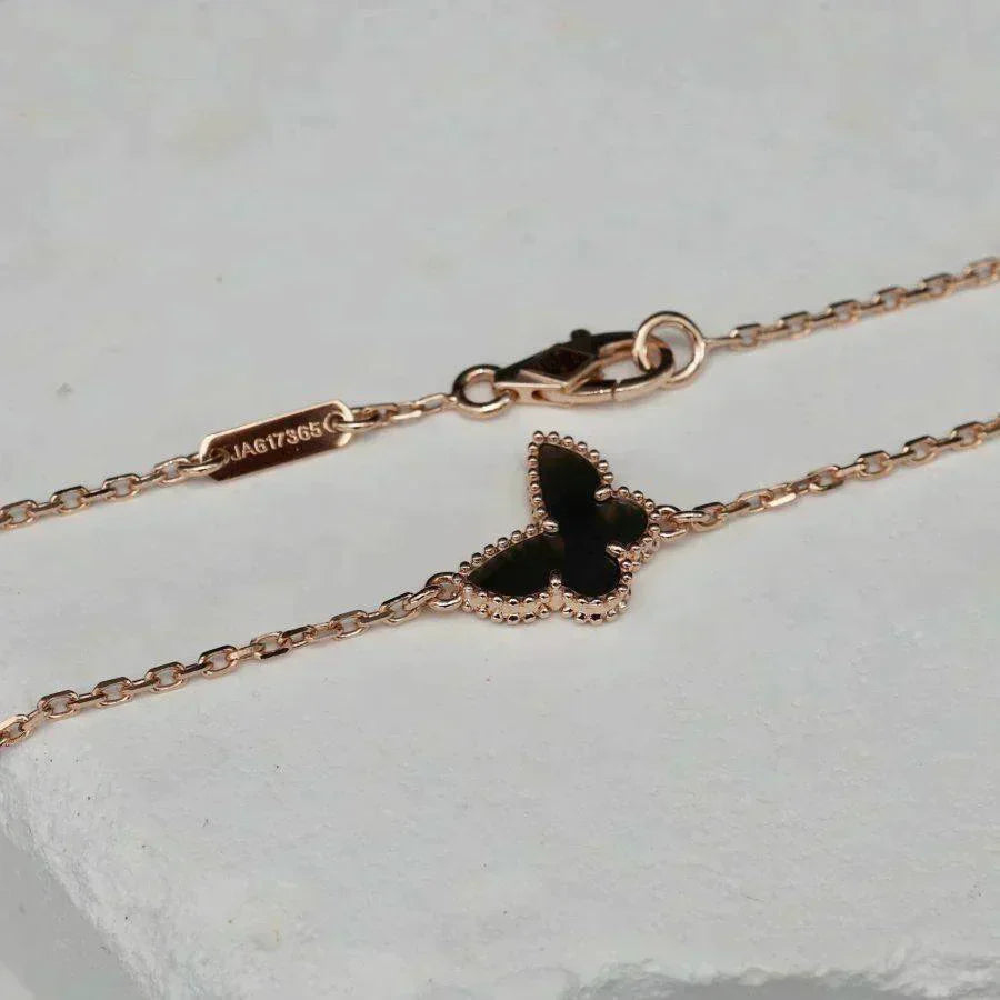 [Love's Uplift]BUTTERFLY ONYX  BUTTERFLY BRACELET