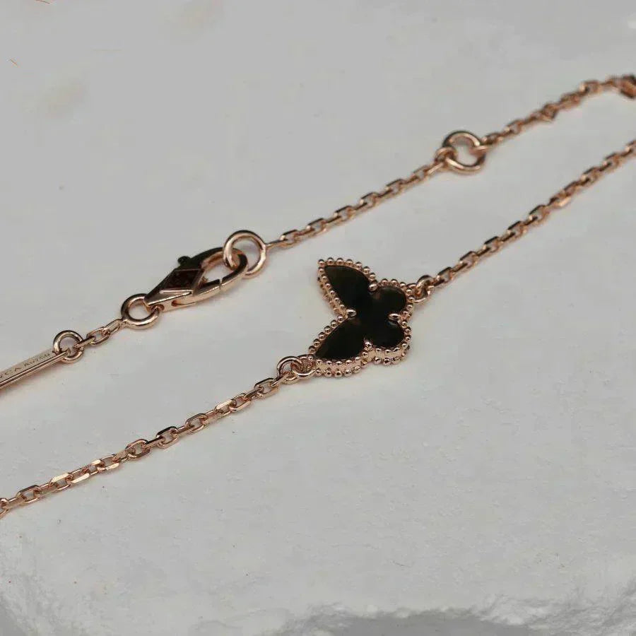 [Love's Uplift]BUTTERFLY ONYX  BUTTERFLY BRACELET