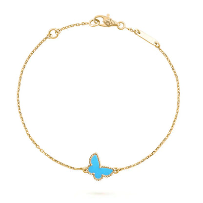 [Love's Uplift]BUTTERFLY TURQUOISE BUTTERFLY BRACELET