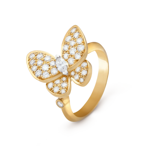 [Love's Uplift]BUTTERFLY DIAMOND RING