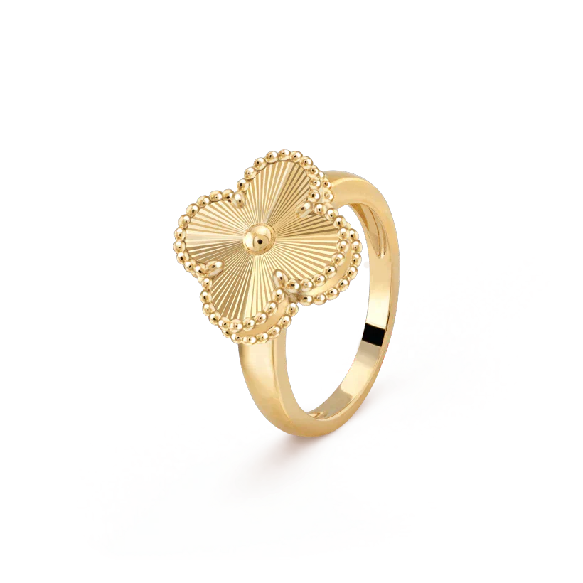 [Love's Uplift]CLOVER GOLD RING