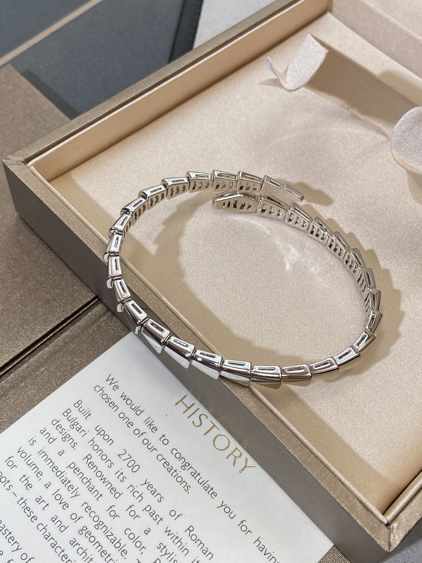 [Love's Uplift]SERPENTI VIPER SILVER BRACELET