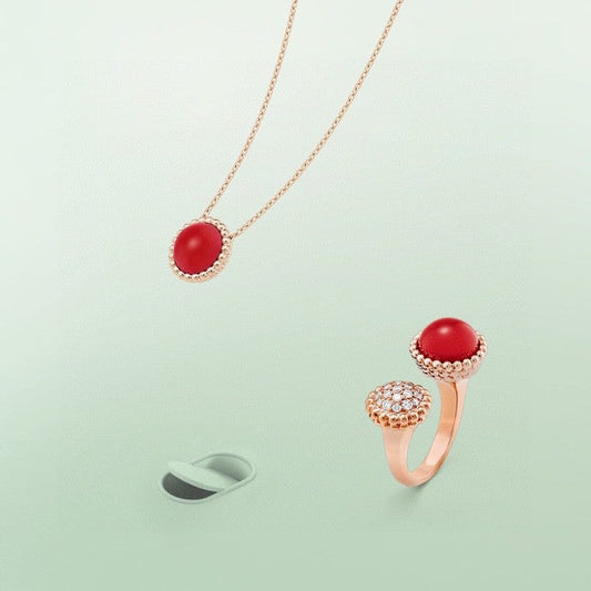 [Love's Uplift]PERLEE COULEURS DIAMOND ROSE GOLD BETWEEN THE FINGER RING