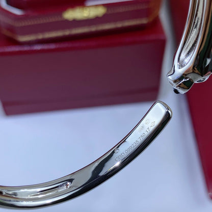 [Love's Uplift]PANTHERE SILVER OPEN BRACELET