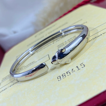 [Love's Uplift]PANTHERE SILVER OPEN BRACELET