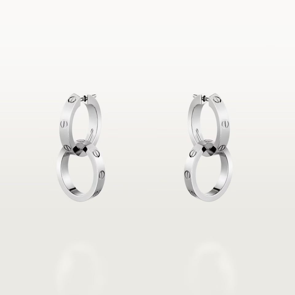 [Love's Uplift]LOVE 3.3MM DANGLE EARRINGS