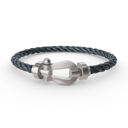 [Love's Uplift]FORCE LARGE HORSESHOE NO DIAMOND BRACELET SILVER