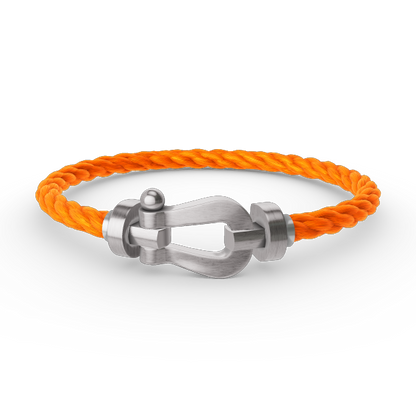 [Love's Uplift]FORCE LARGE HORSESHOE NO DIAMOND BRACELET SILVER