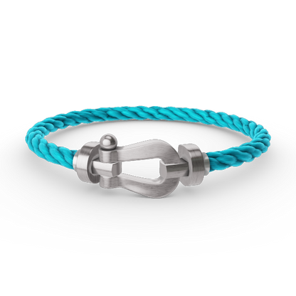[Love's Uplift]FORCE LARGE HORSESHOE NO DIAMOND BRACELET SILVER