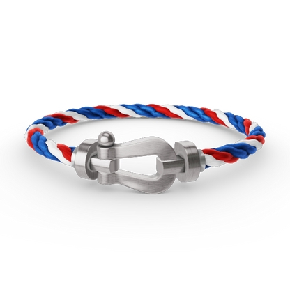 [Love's Uplift]FORCE LARGE HORSESHOE NO DIAMOND BRACELET SILVER