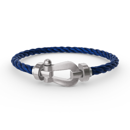 [Love's Uplift]FORCE LARGE HORSESHOE NO DIAMOND BRACELET SILVER