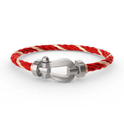 [Love's Uplift]FORCE LARGE HORSESHOE NO DIAMOND BRACELET SILVER