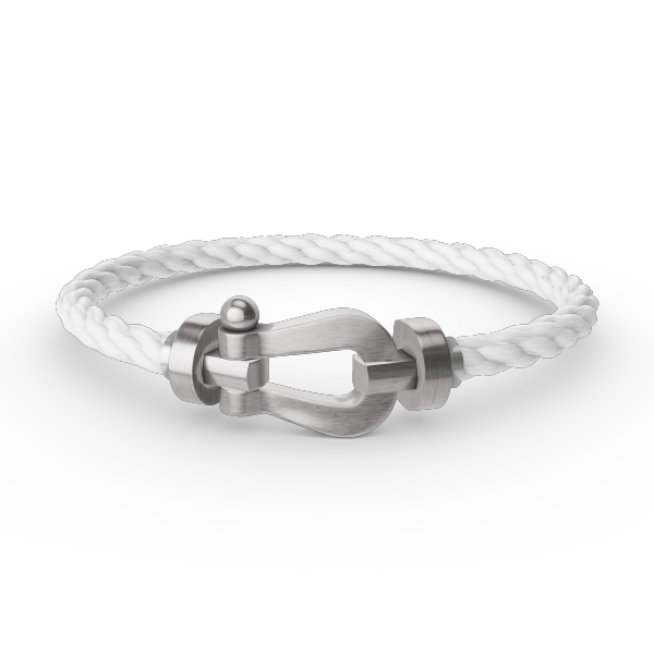 [Love's Uplift]FORCE LARGE HORSESHOE NO DIAMOND BRACELET SILVER