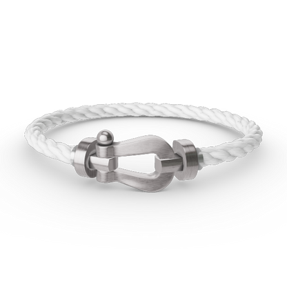 [Love's Uplift]FORCE LARGE HORSESHOE NO DIAMOND BRACELET SILVER