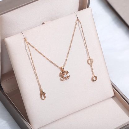 [Love's Uplift]FIOREVER NECKLACE DIAMOND CENTER