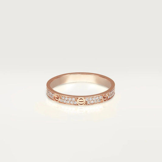 [Love's Uplift]LOVE RING 2.65MM DIAMOND
