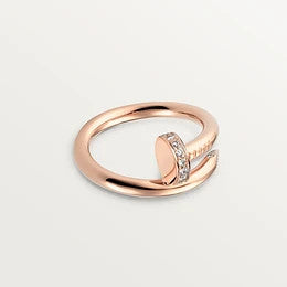 [Love's Uplift]JUSTE RING 2.65MM PINK GOLD DIAMOND